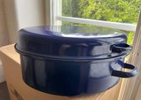 Emaljerad gryta , Stor 10 liter , Retro