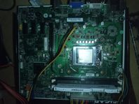 Välfungerande Moderkort med i3 2120 och 10GB Ram