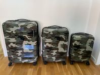 Stor camouflage resväska