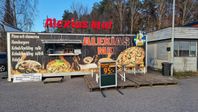 stort pizza vagn
