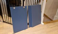 4 st Bestå gråblå skåpluckor, 60x38