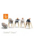Stokke Steps, matstol med tillbehör.