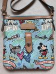 Disney Dooney & Bourke Sketch Blue Crossbody Purse/Västra