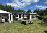 Fritidsboende på Hånö camping. Hobby Landhaus 750 TLM.