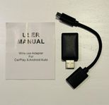 Trådlös CarPlay o trådlös Android auto adapter