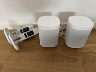 Sonos One SL med väggfäste