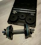 Hantelväska 13.4kg + En hantel på 10kg