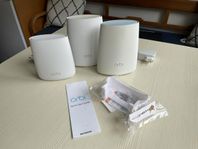 Netgear Orbi AC2200 Mesh WiFi-system (router + 2 satelliter)