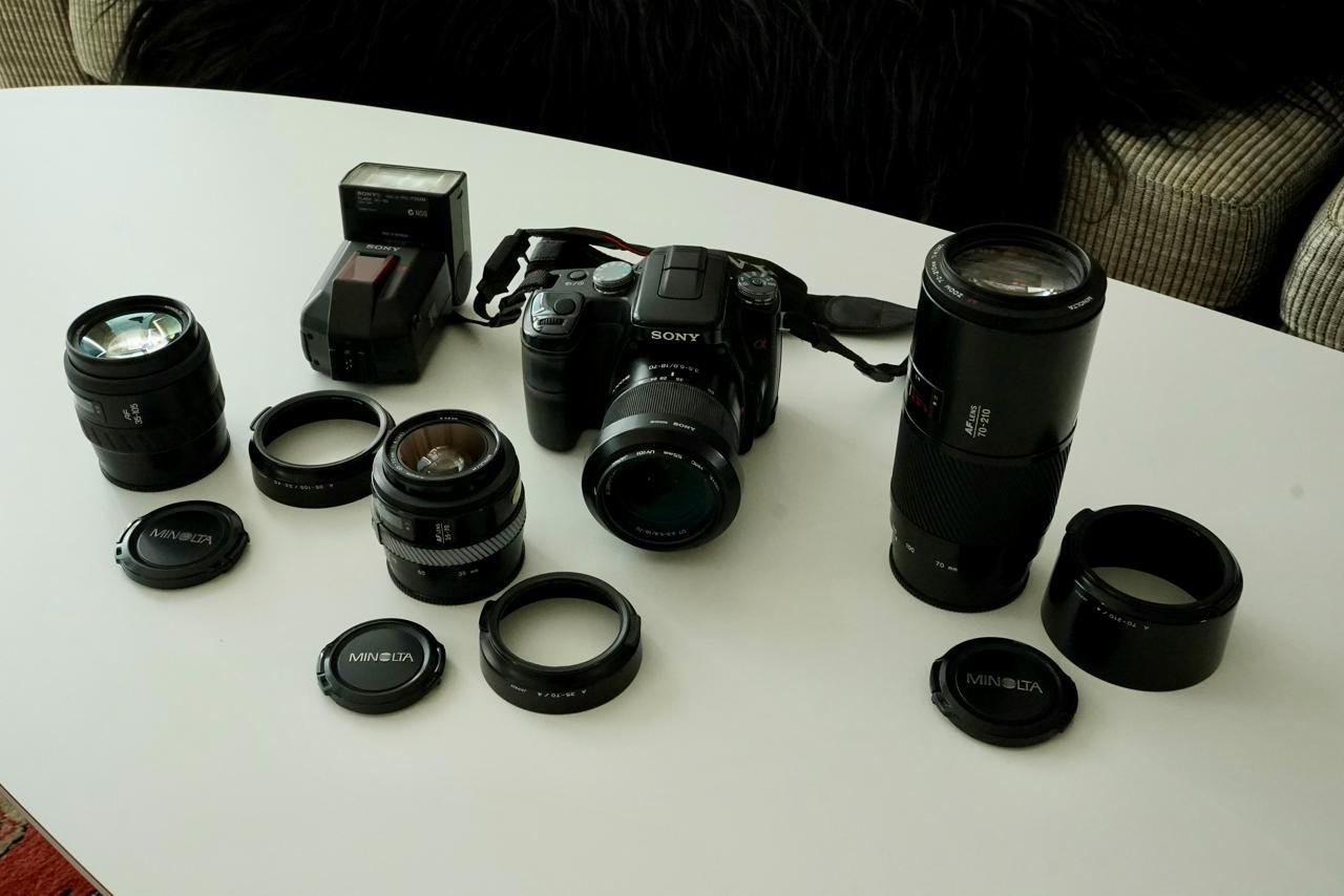 Sony A100 digitalkamera med 4...