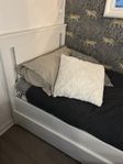 SONGESAND (IKEA) Sängstomme med 2 sänglådor, vit, 90x200 