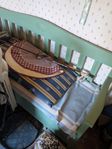 Gammal träsoffa