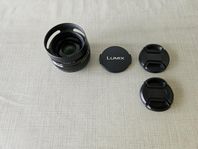 Panasonic Lumix 20mm f 1.7 ASF objektiv