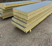 sandwichpanel mineralull isolering