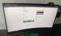 Skärm 27" 1440p 144hz curved