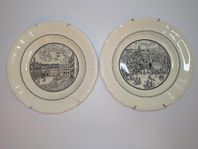 Gustavsberg Samlartallrikar Vintage - 2 st