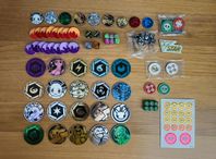 Pokemon TCG loot: mynt, tärningar mm