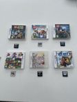 Nintendo DS & 3DS-spel – Mario, LEGO, Harry Potter m.m.