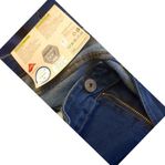 blåa jeans byxor, storlek 56