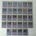 Pokemon EX Unseen Forces Unown komplett set