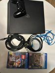 PS4 Pro 1TB – Perfekt skick + kontroll & kablar