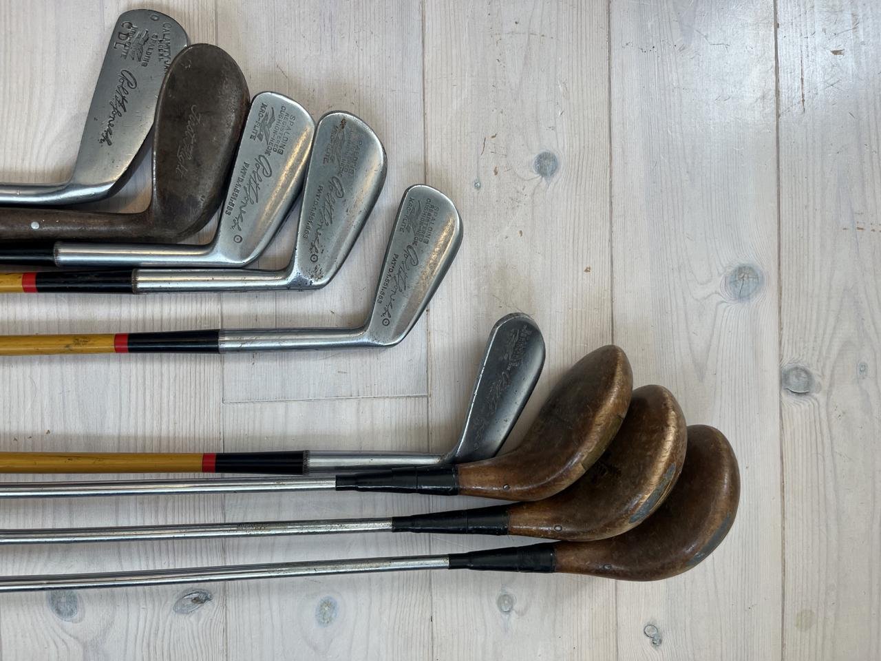 Hickory golfset från 1940-1950
