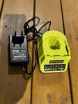 Ryobi Batteri snabbladdare RC18120. Använd fåtal gånger.