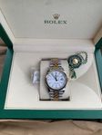 rolex datejust halv guld
