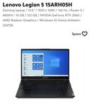 gaming laptop Lenovo legion 144hz 2060