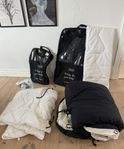 Voksi åkpåse dun + silke och bärplatta
