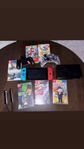nintendo switch med spel/kontroll
