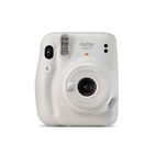 Vit Instax Mini 11 – Fånga dina bästa ögonblick direkt!