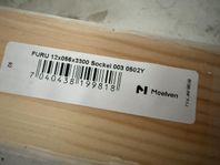 Golvlister / Sockel vit, 18st x 3,3 meter