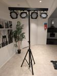 Discolampa / Scenljus / LED PARBAR 4Way full kit