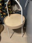 IKEA BURVIK Sidobord, vit, 38 cm