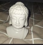 Dekorativ Buddha huvud staty