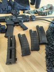 Paintball gevär med (lasersikte), full utrustning