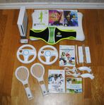 Nintendo Wii inkl. FullHD adapter / Spel / Tillbehör m.m.