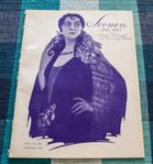 Papper, pyssel hobby scrapping, Scenen 1927 antikt vintage.