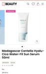 SKIN1004 Madagascar Water-Fit Sun Serum