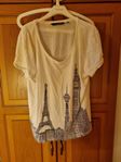 Damt-shirt Kappahl. Parismotiv.