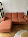 Läcker orange soffa!