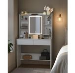 Sminkbord med dimbar LED - belysning
