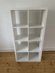 IKEA Kallax hylla, vit, 77 x 147cm