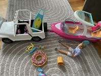 leksaksset, Barbie bil och båt