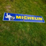 Michelin Emaljskylt - 196,5cm x 46,5cm. 