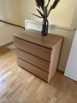 Byrå IKEA 3 lådor i ek