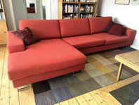 Soffa med divan/schäslong