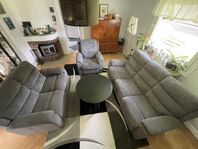 Härlig soffgrupp recliner