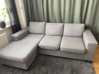 3-sitssoffa med schäslong