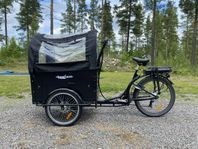 Lådcykel, cargobike , nytt batteri